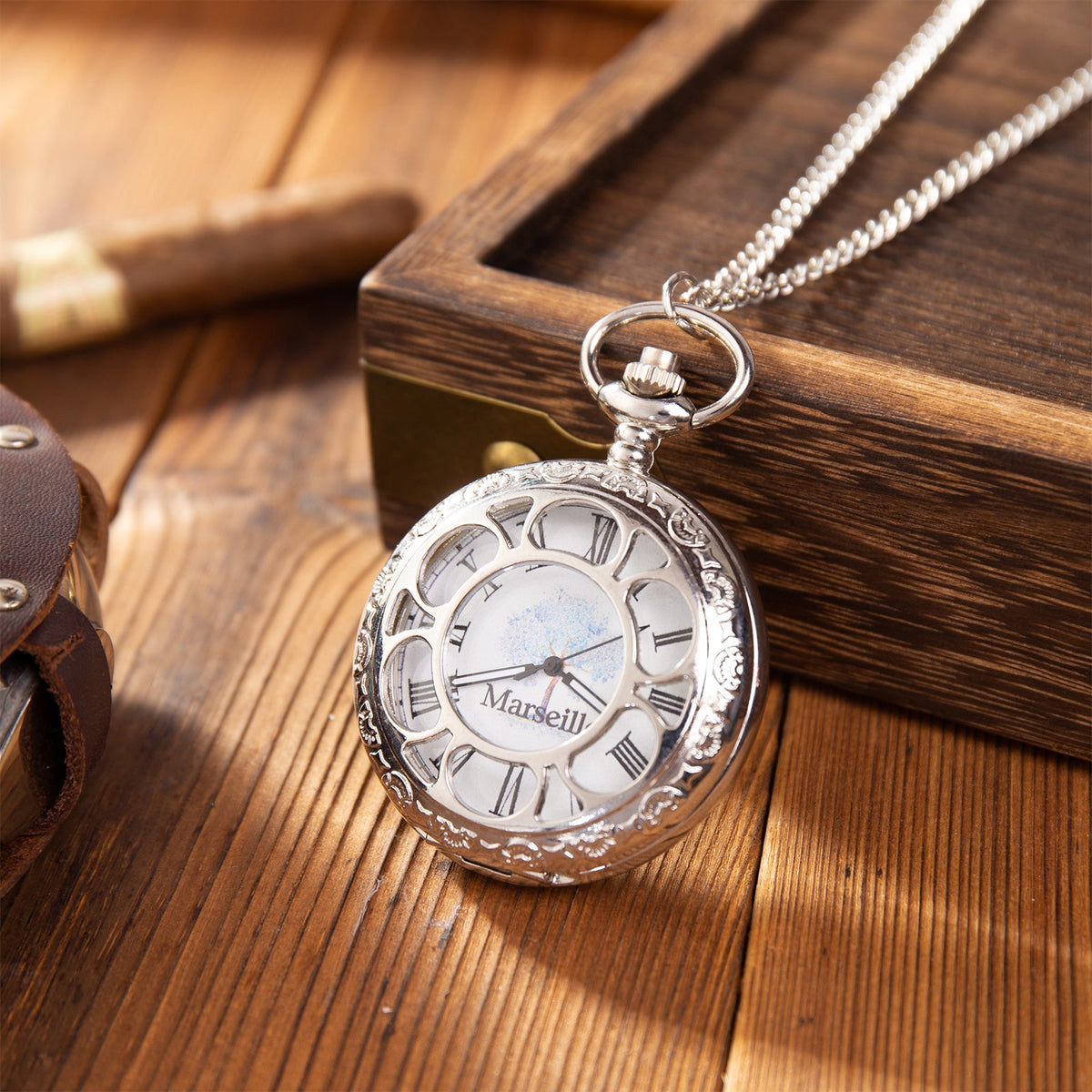 Custom Letter Pocket Watch