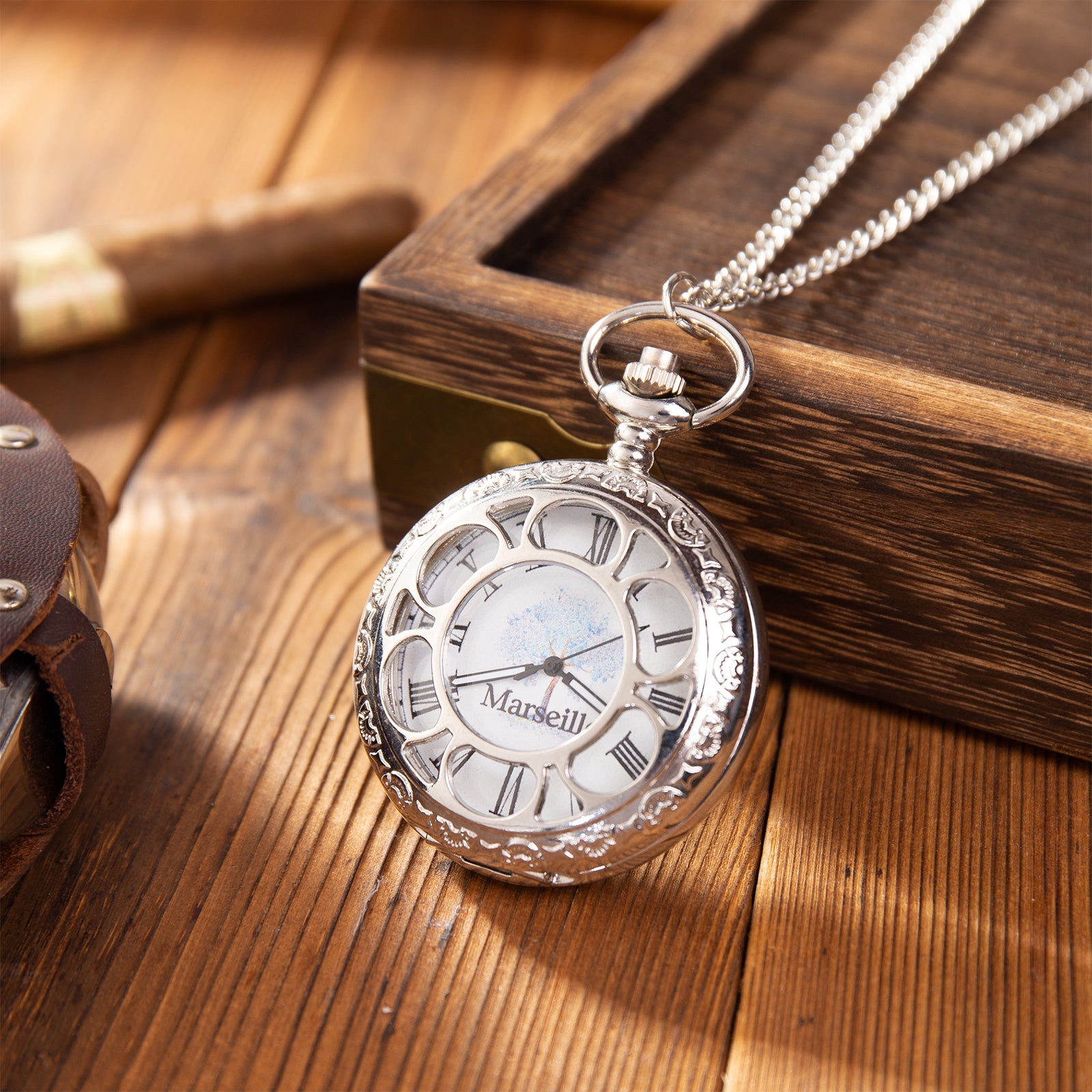 Custom Letter Pocket Watch