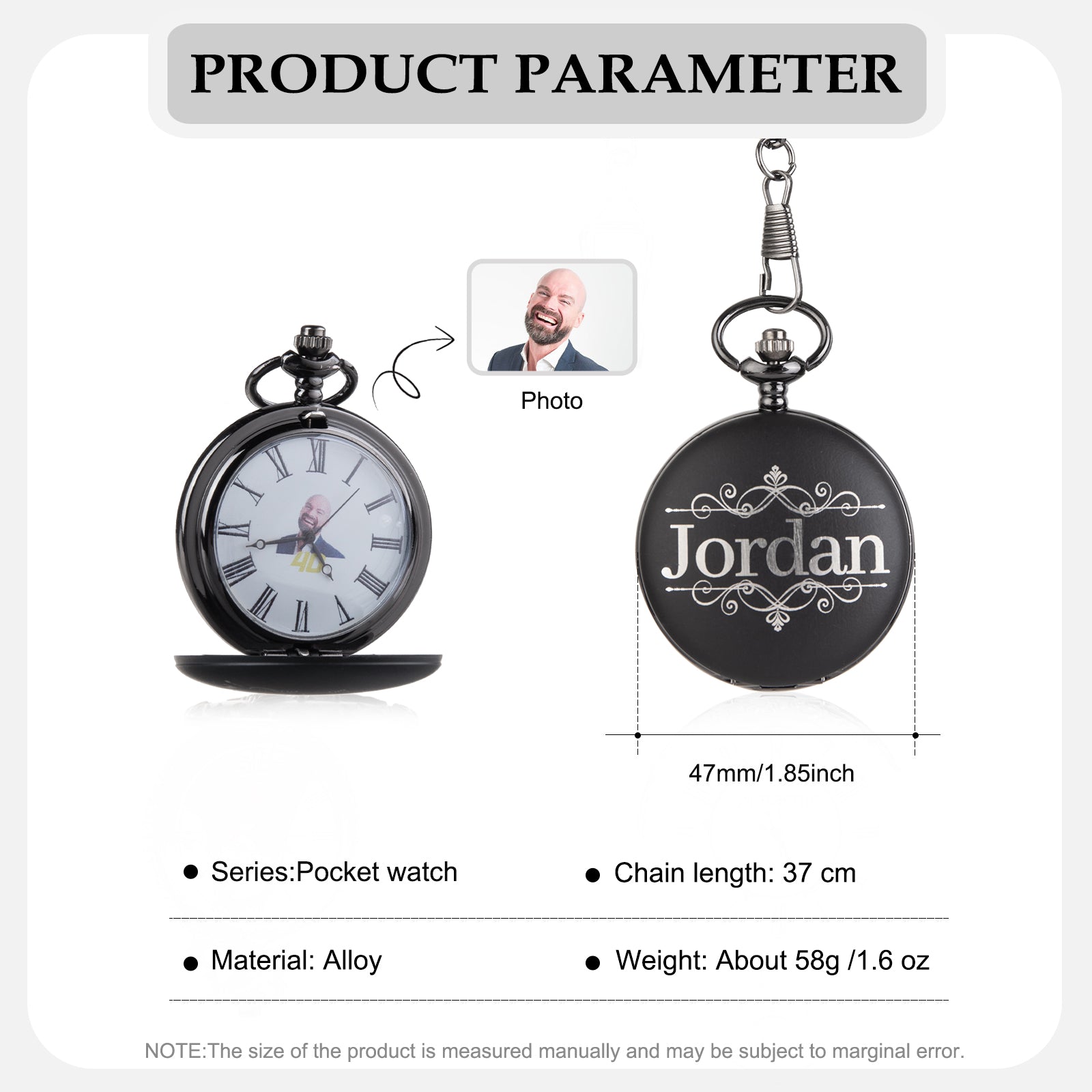 Custom Name Pocket Watch