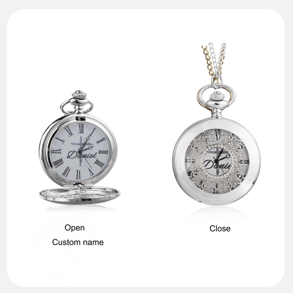 Custom Name Pocket Watch