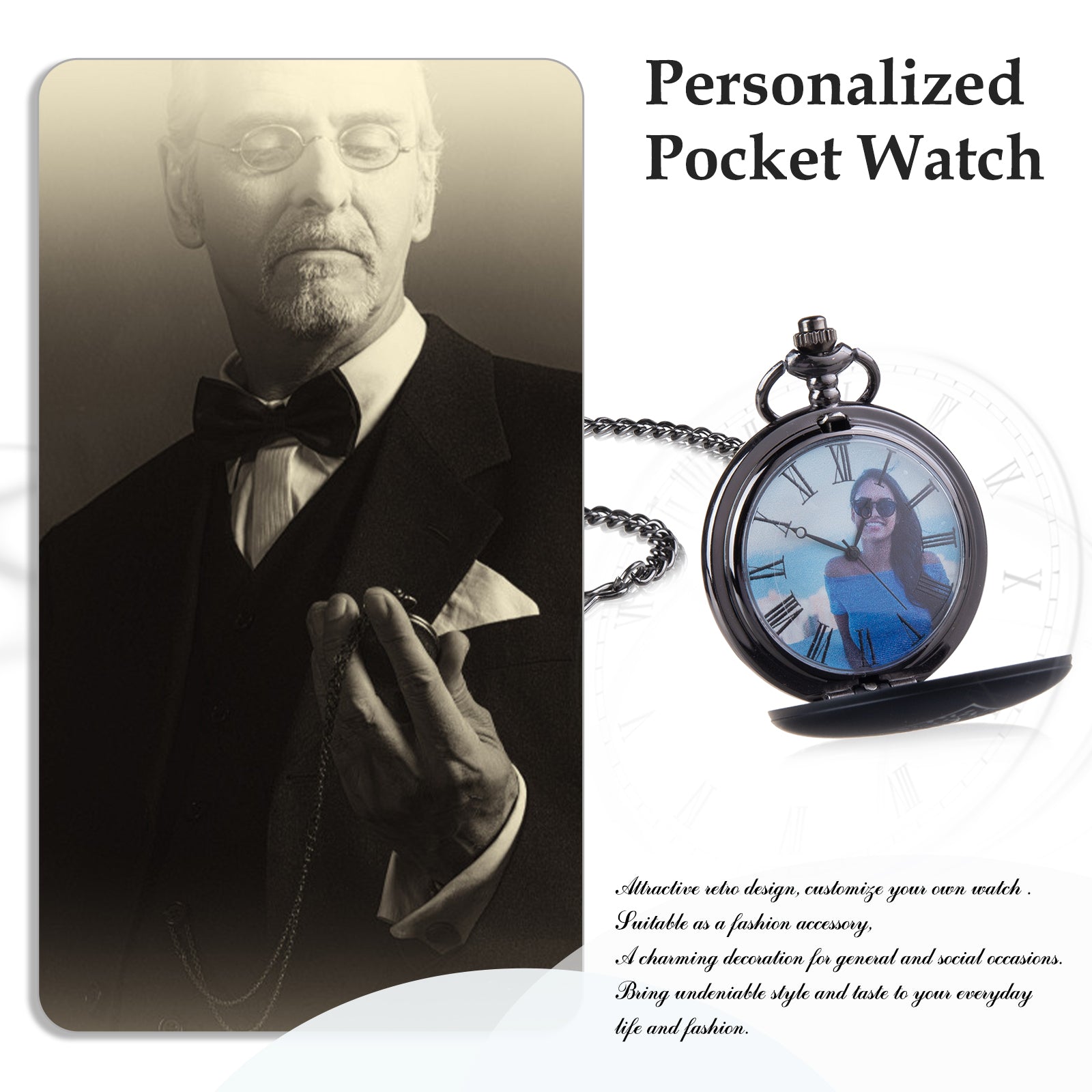 Custom Name Pocket Watch
