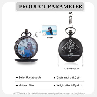 Custom Name Pocket Watch