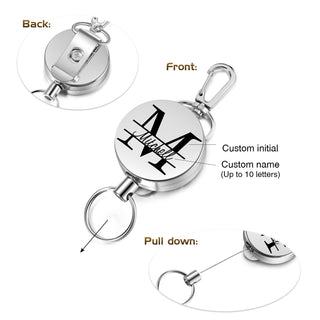 Custom Name Stainless Steel Keychain