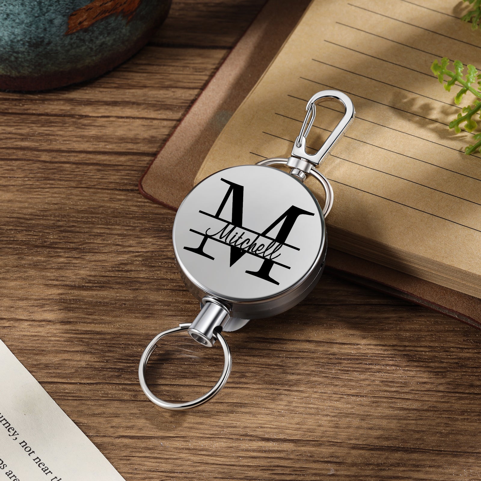 Custom Name Stainless Steel Keychain