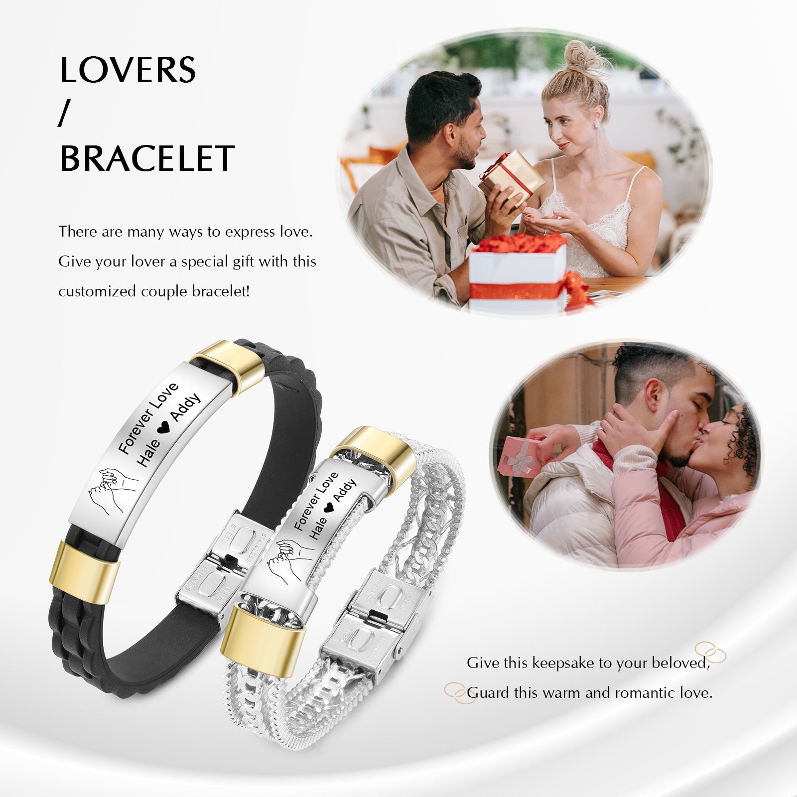 Custom Name Stainless Steel Bracelet
