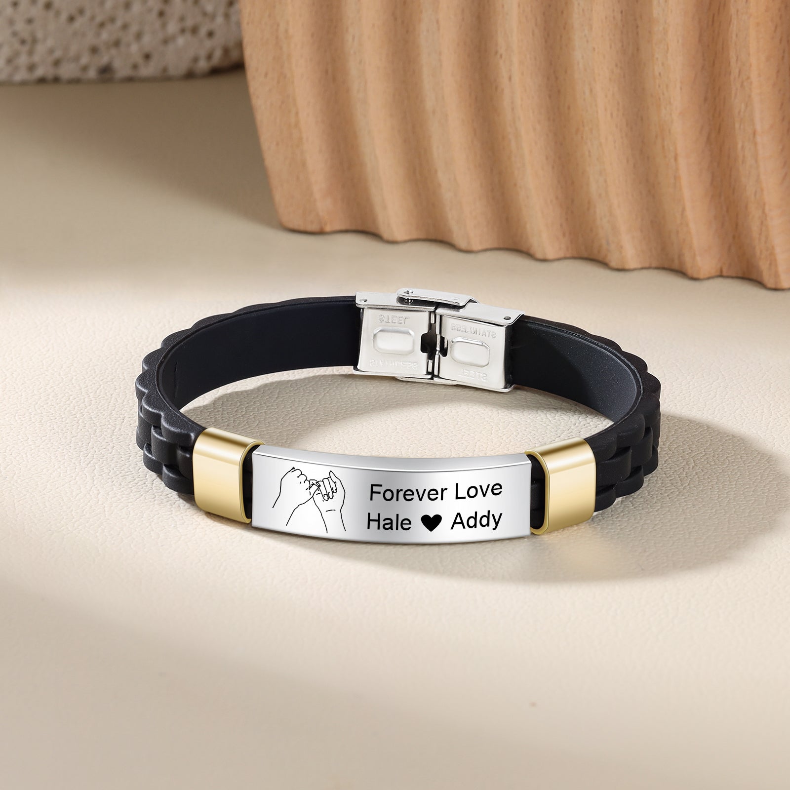 Custom Name Stainless Steel Bracelet