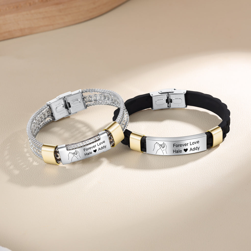 Custom Name Stainless Steel Bracelet