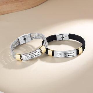 Custom Name Stainless Steel Bracelet