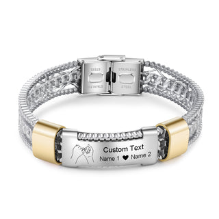 Custom Name Stainless Steel Bracelet