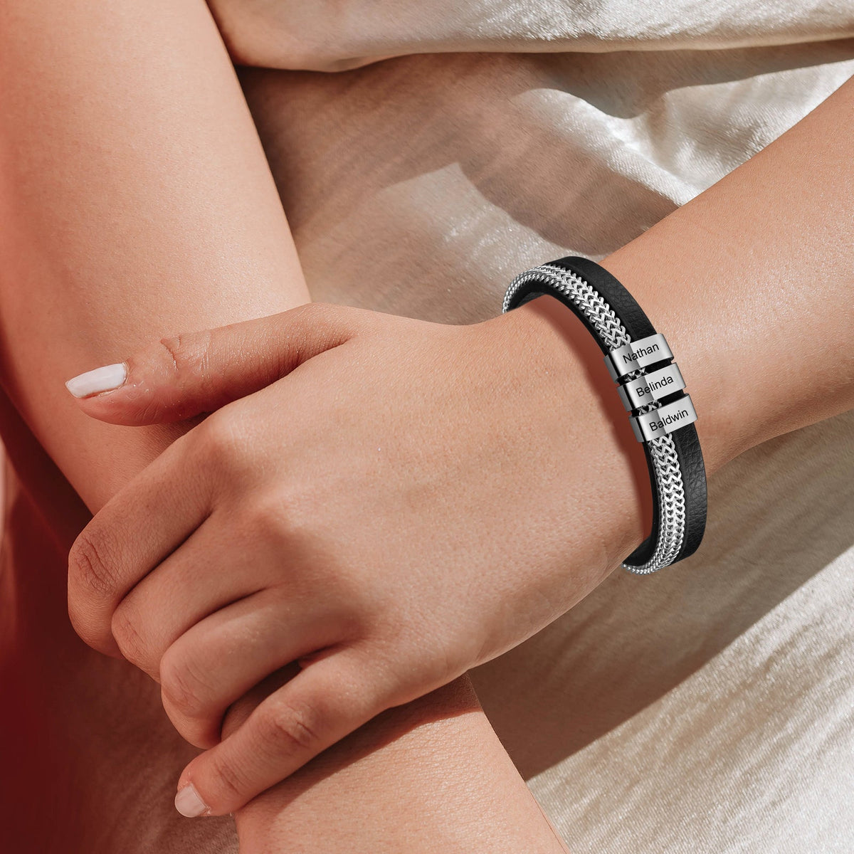Custom Name Stainless Steel Bracelet