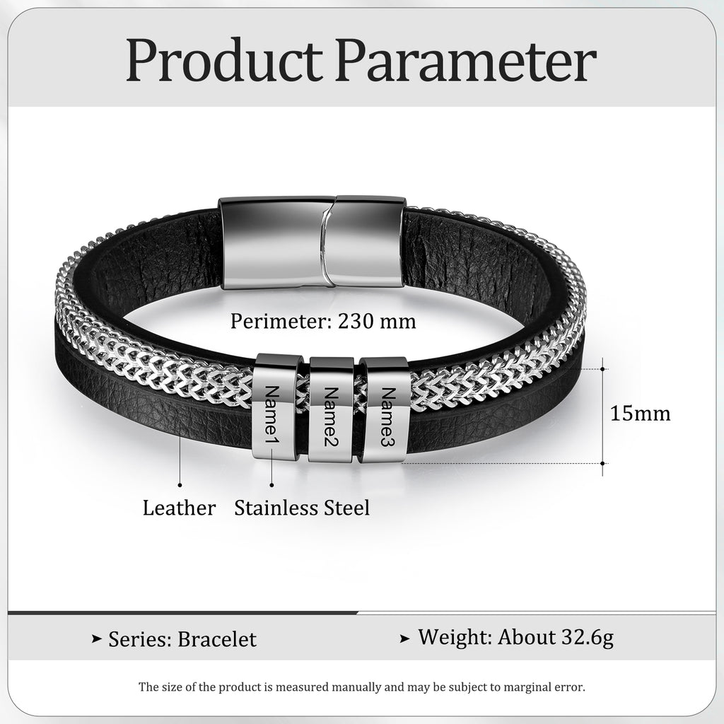 Custom Name Stainless Steel Bracelet