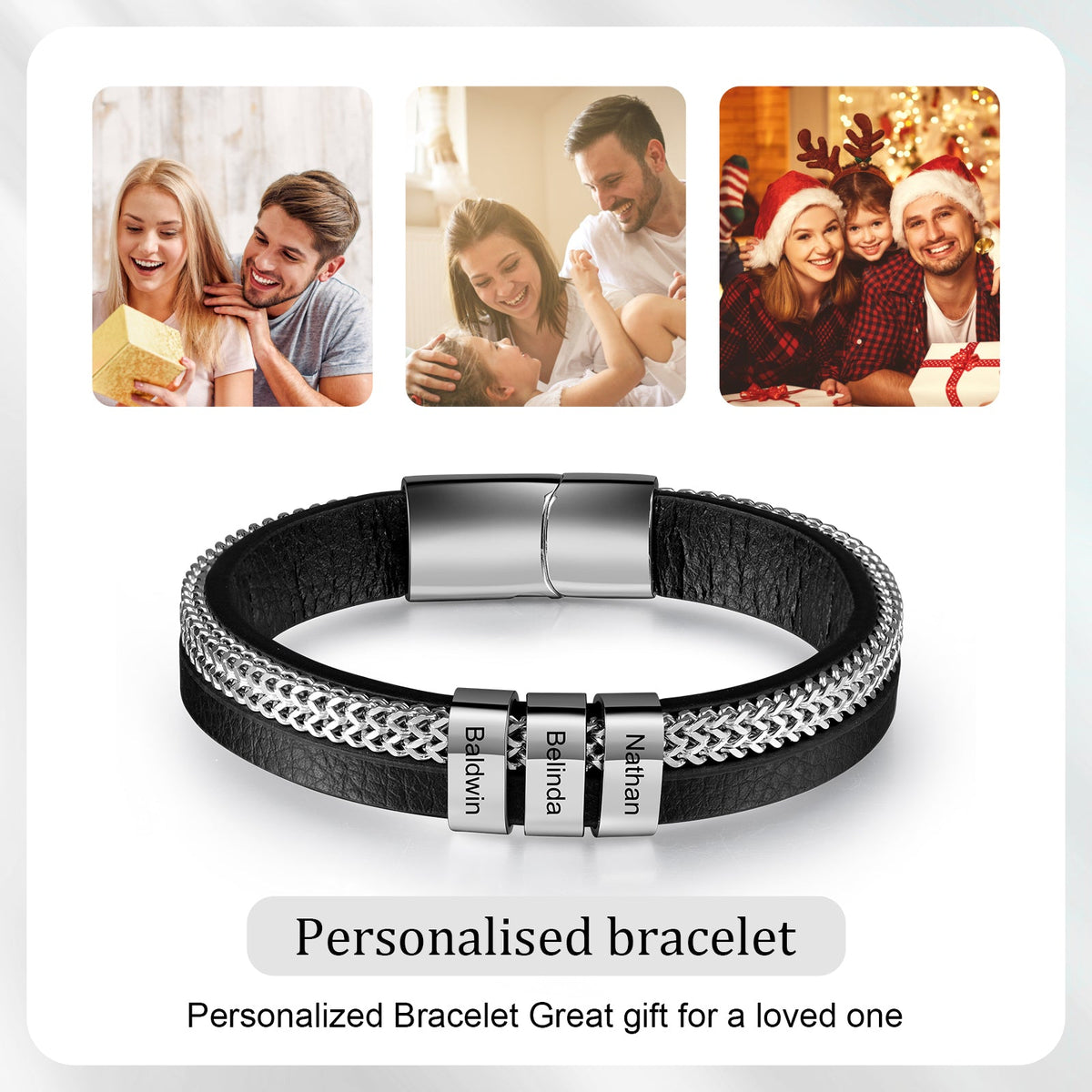 Custom Name Stainless Steel Bracelet