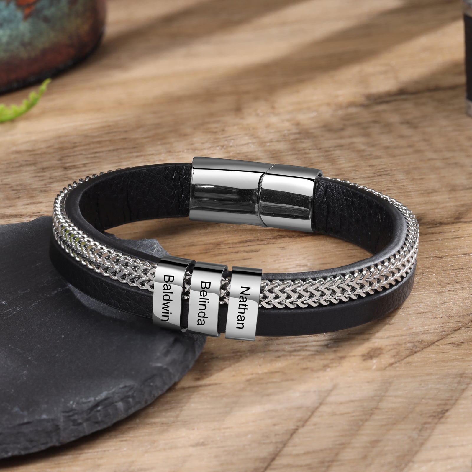 Custom Name Stainless Steel Bracelet