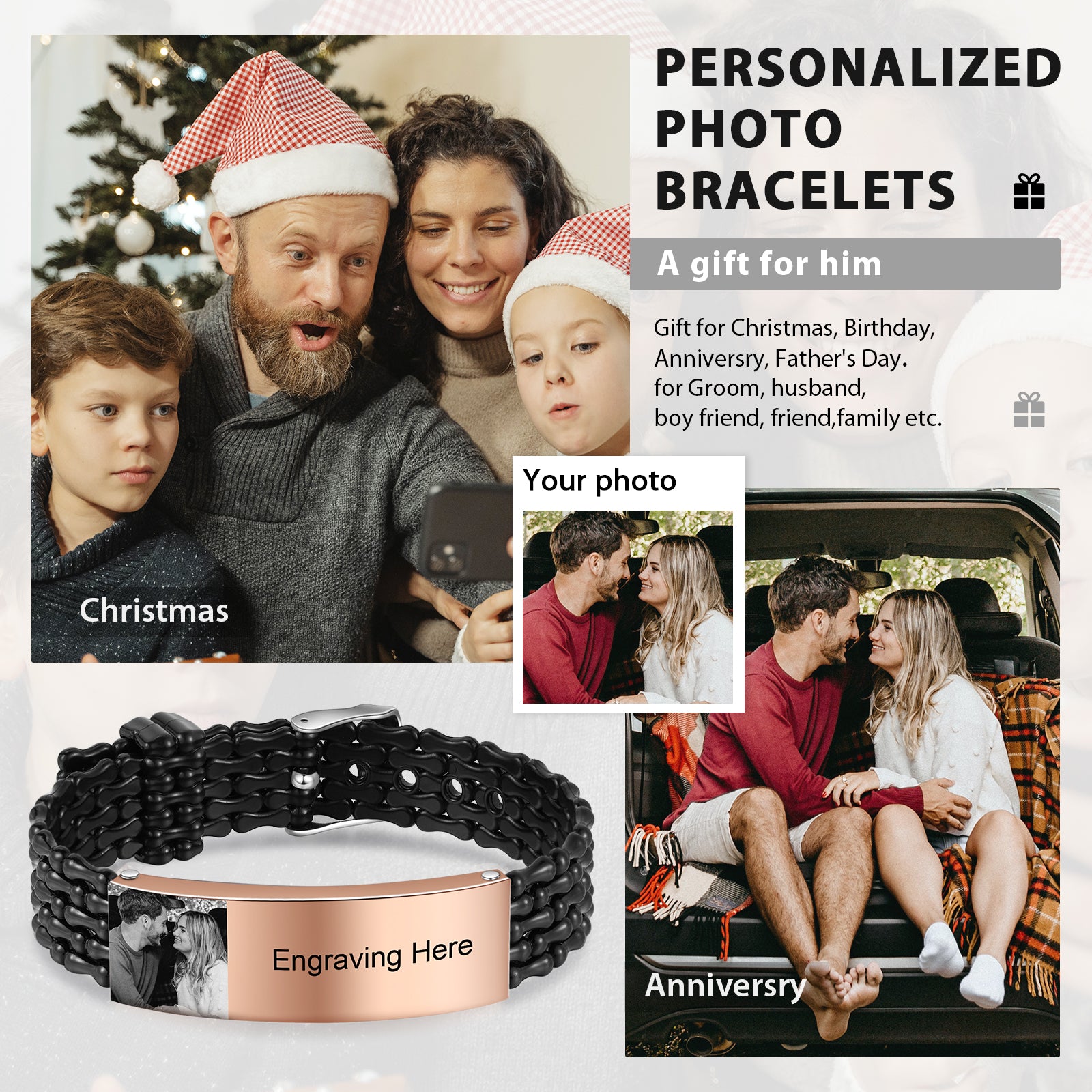 Custom Photo Bracelet