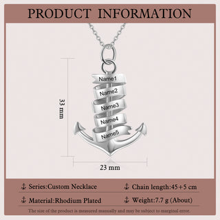 Custom Name Anchorn Necklace