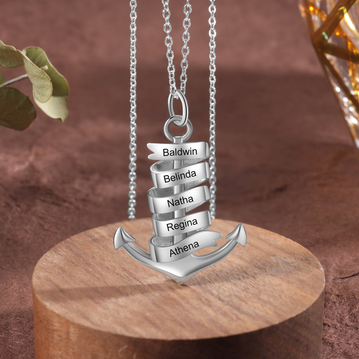 Custom Name Anchorn Necklace