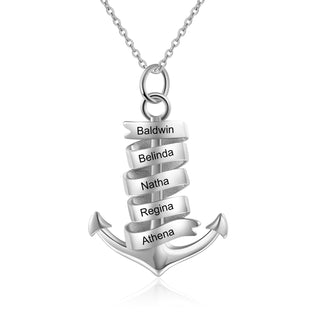 Custom Name Anchorn Necklace
