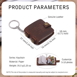 Mini Photo Album Keychain
