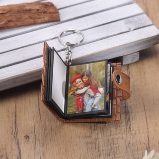 Custom Mini Photo Album Keychain