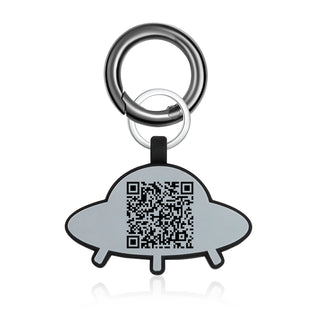 Personalized Silica Gel Spacecraft Dog Tag