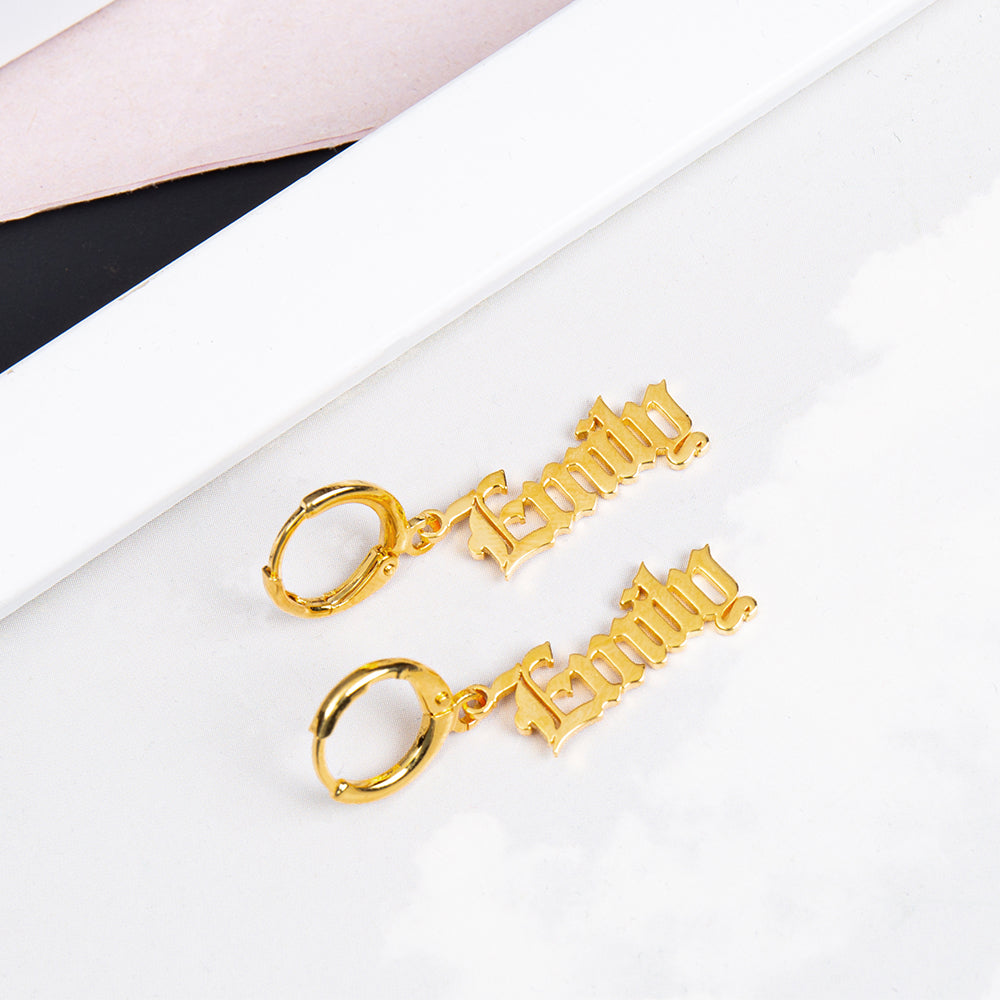 Personalized Name Earrings