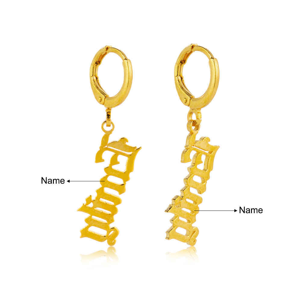 Personalized Name Earrings