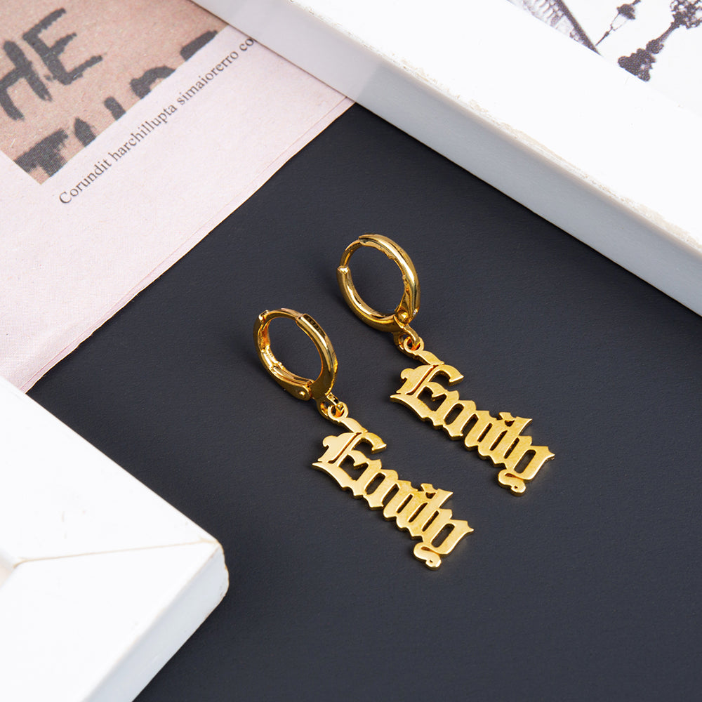 Personalized Name Earrings