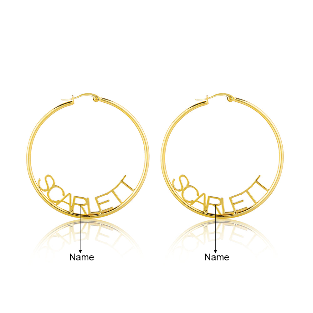 Custom Name Earring