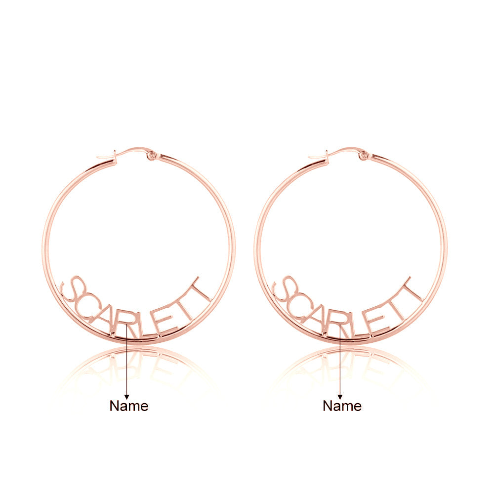 Custom Name Earring