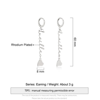 Custom Name Earrings