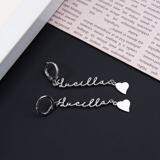 Custom Name Earrings