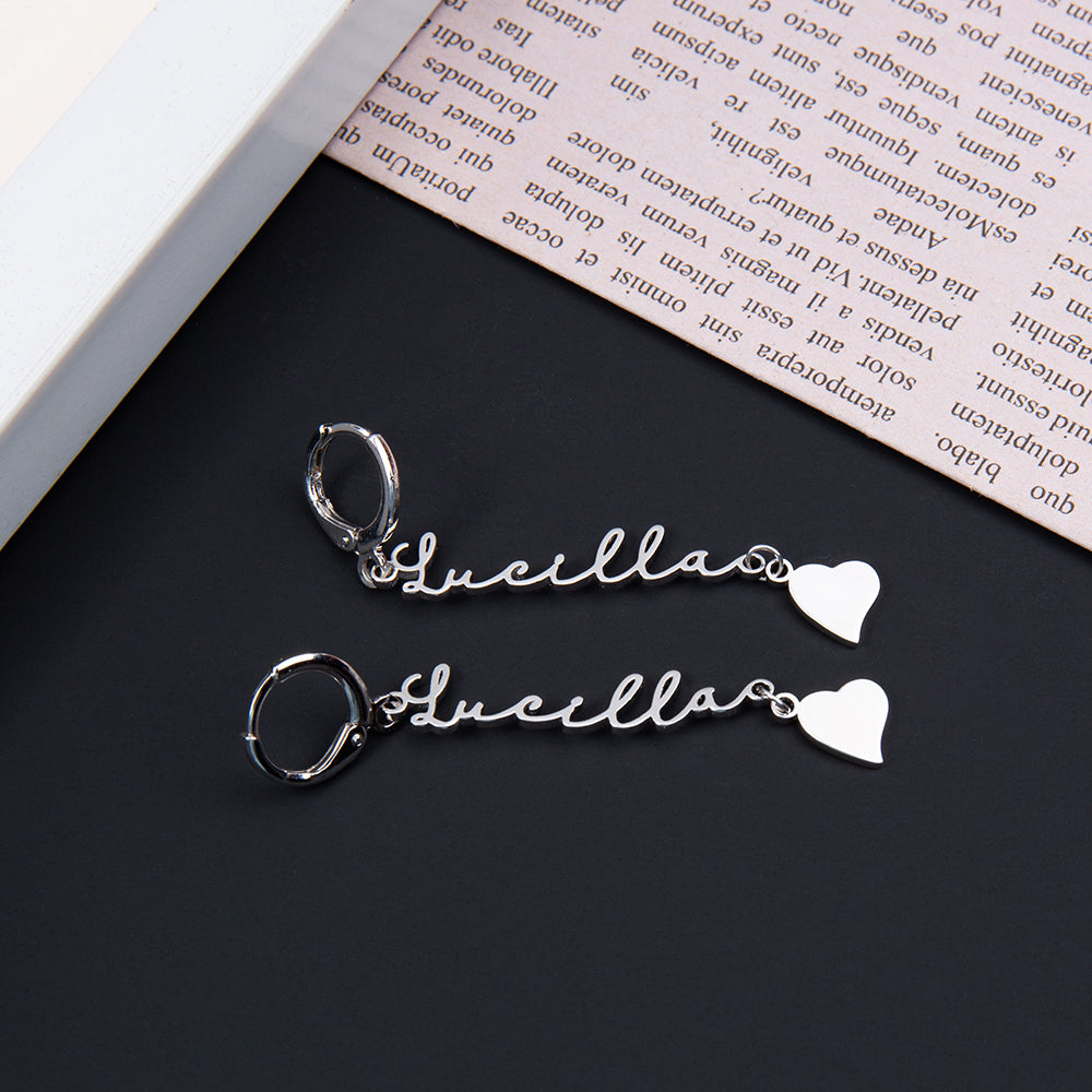 Custom Name Earrings