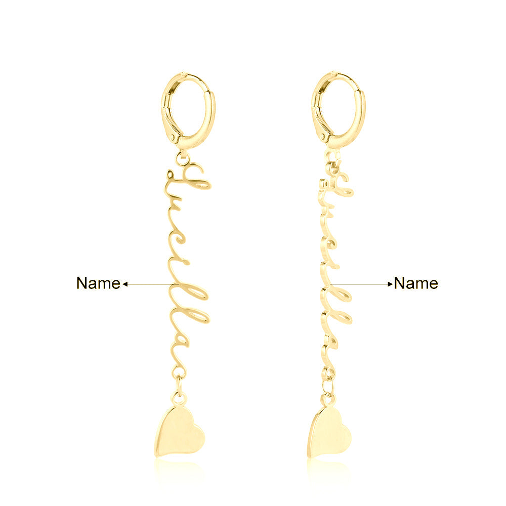 Custom Name Earrings