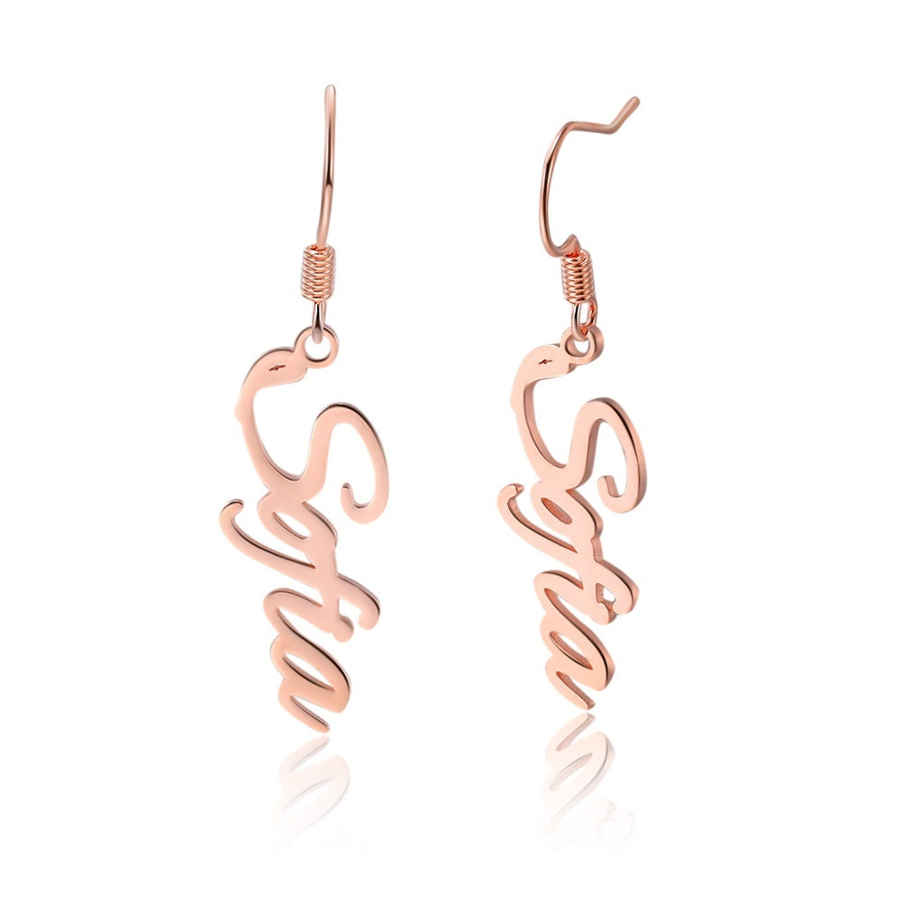Personalized Name Earrings