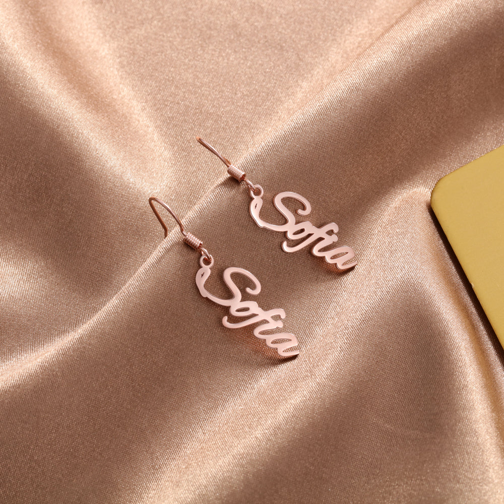 Personalized Name Earrings