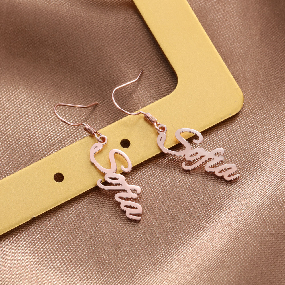Personalized Name Earrings
