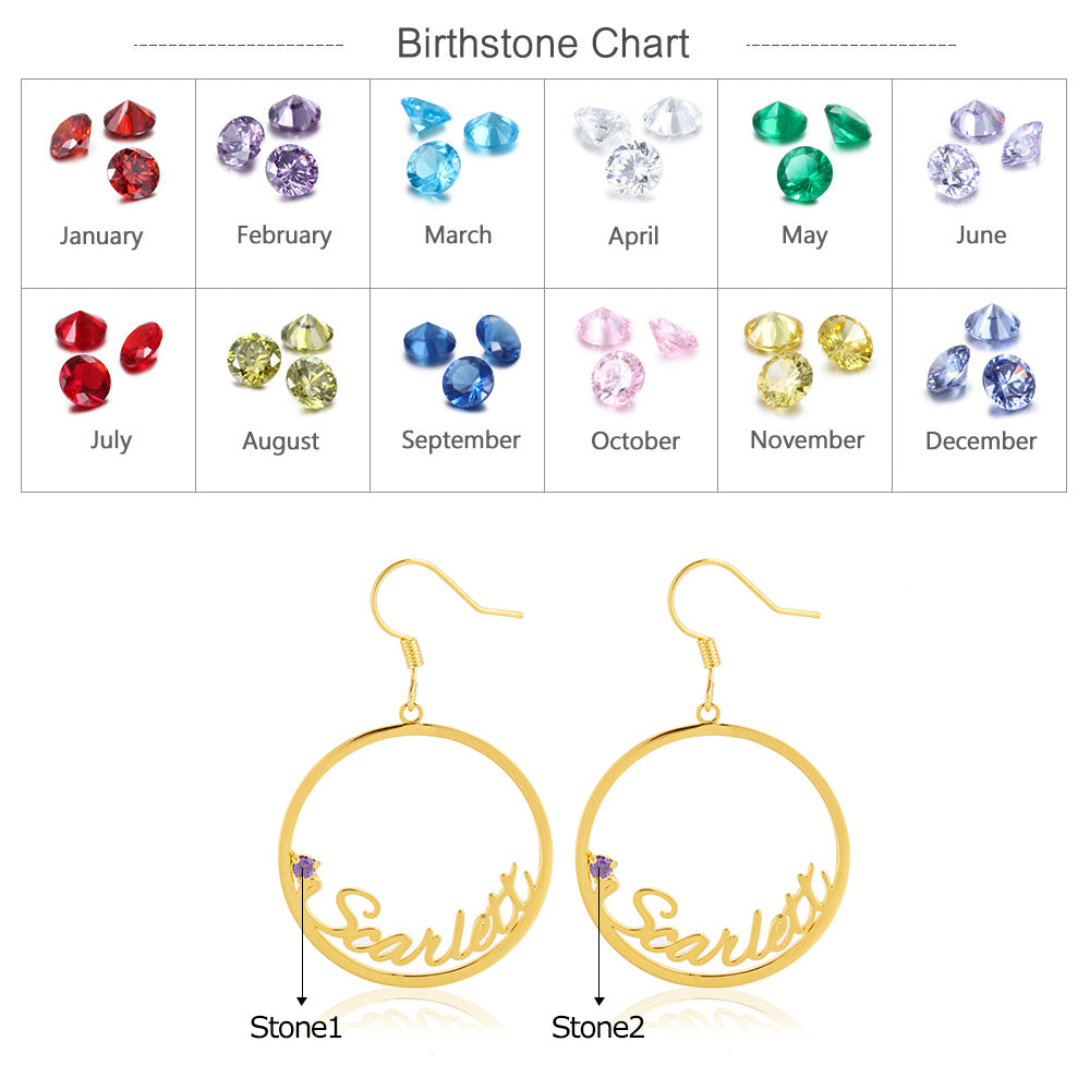 Custom Name Earrings