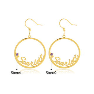 Custom Name Earrings