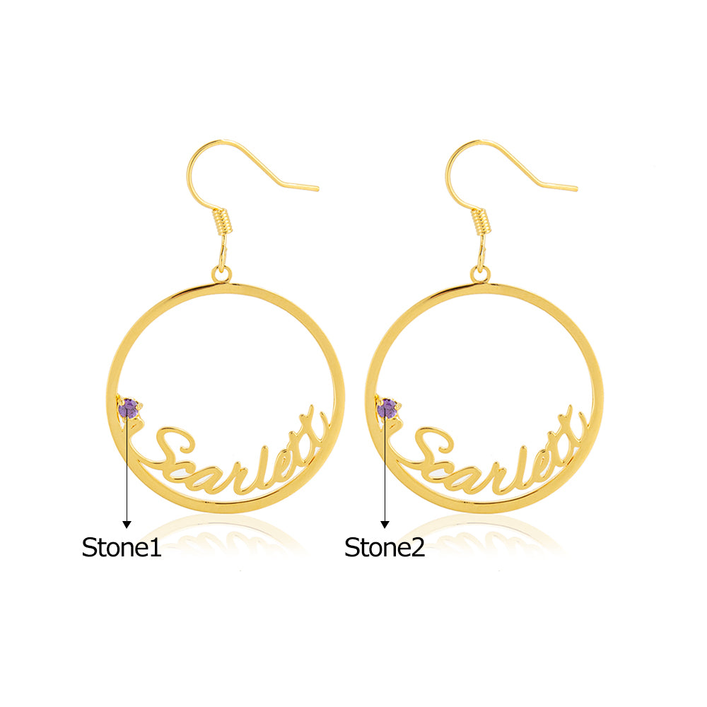 Custom Name Earrings