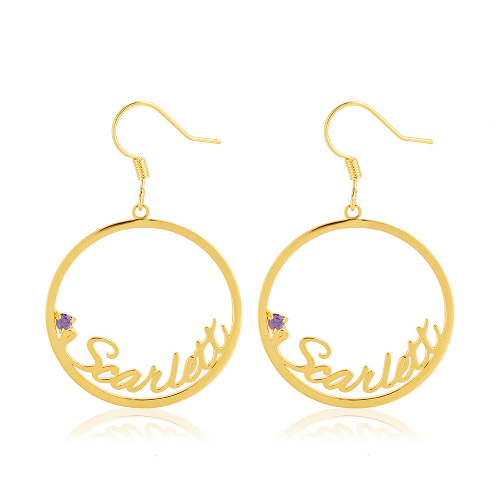 Custom Name Earrings