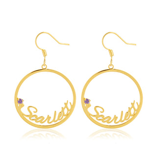 Custom Name Earrings