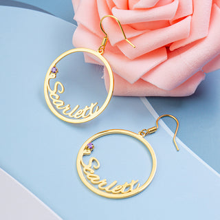 Custom Name Earrings