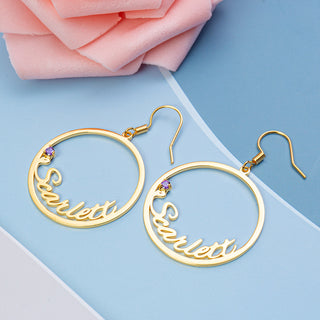 Custom Name Earrings