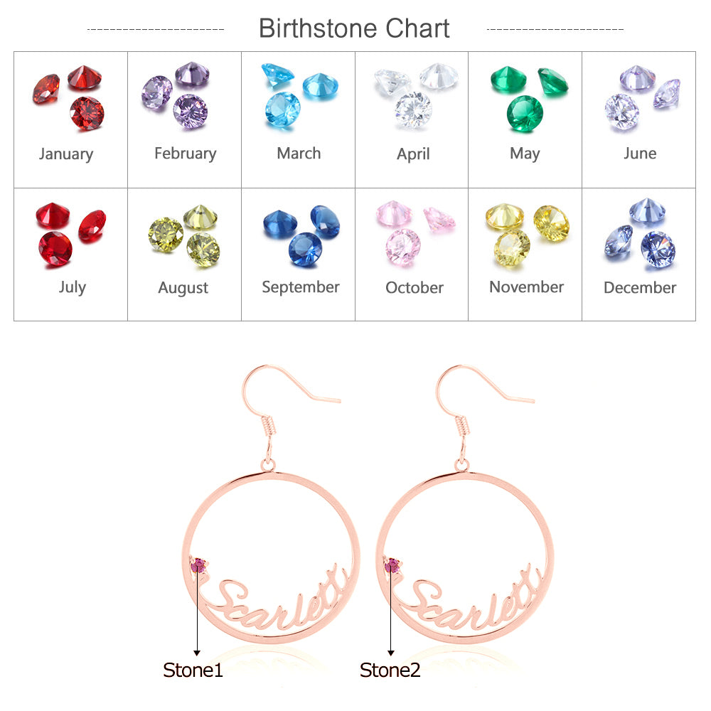 Custom Name Earrings