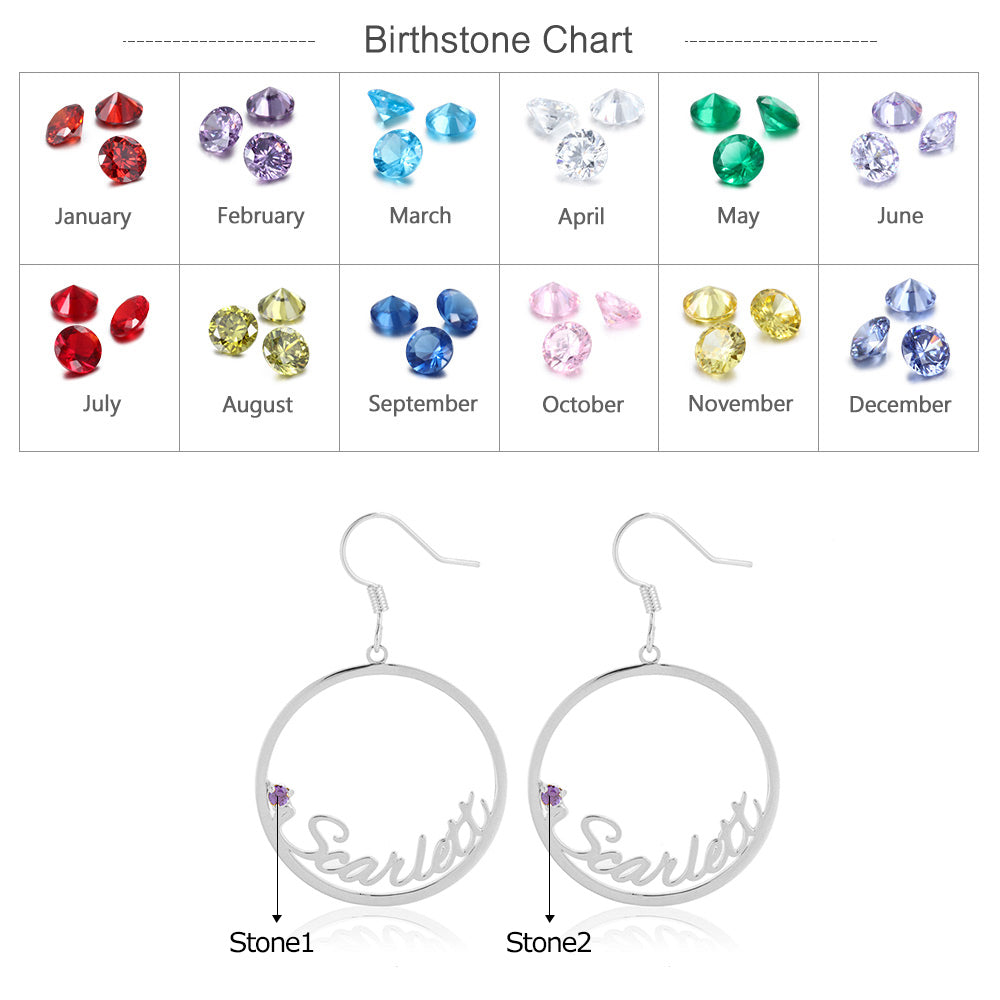 Custom Name Earrings