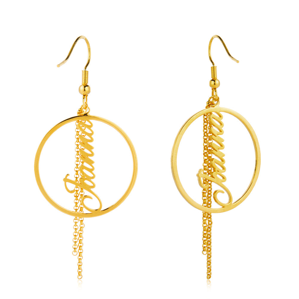 Custom Name Earring