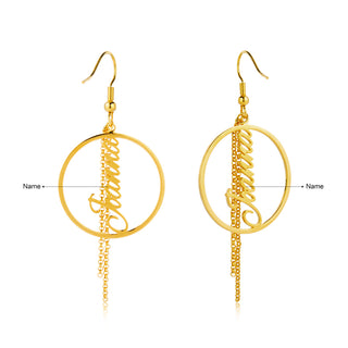 Custom Name Earring