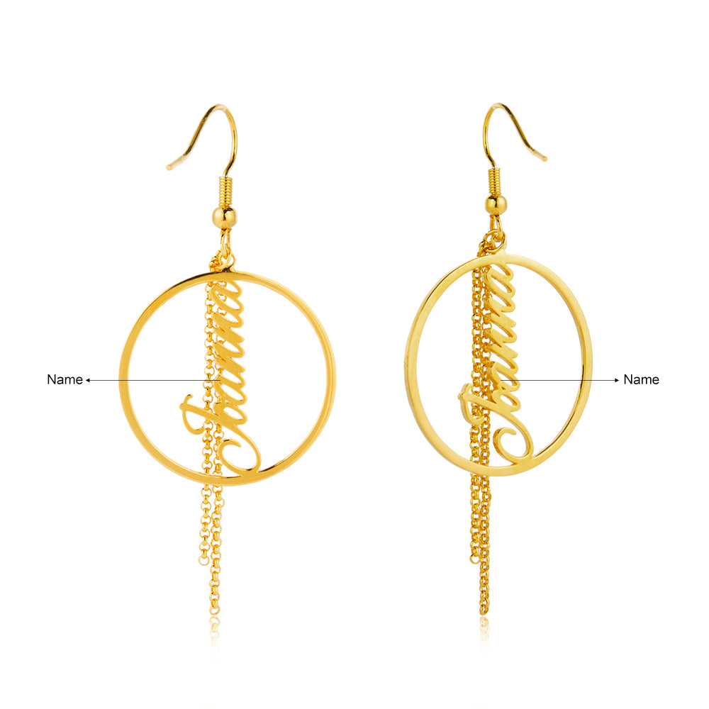 Custom Name Earring