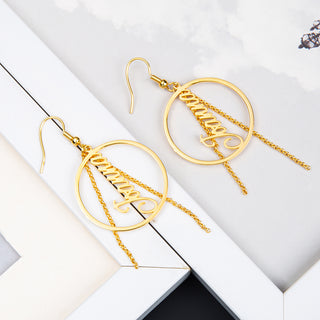 Custom Name Earring