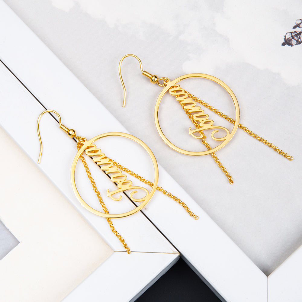 Custom Name Earring